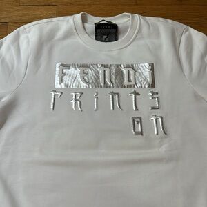 Fendi Men’s Special Edition Nicki Minaj “Fendi Prints On” Crewneck Sweatshirt